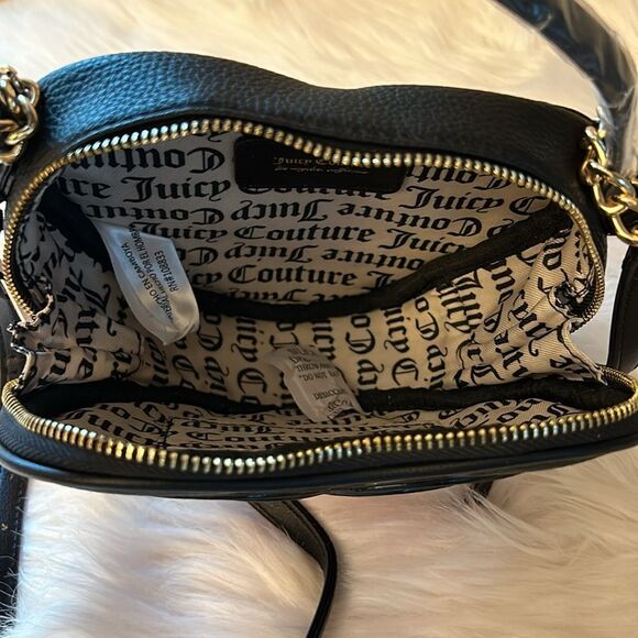 NWT Juicy Couture Love Never Dies Crossbody Heart Bag - Black 🖤🩷❤️ - Picture 10 of 10